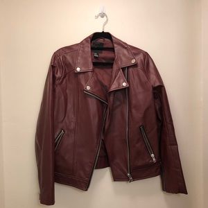 Forever 21 maroon jacket